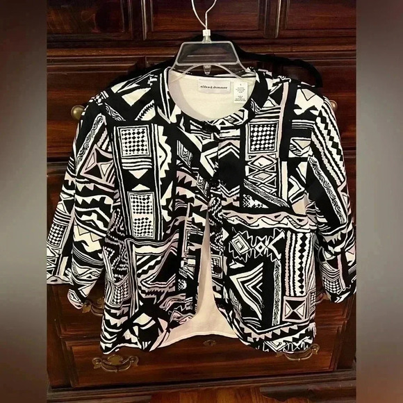 Women’s Alfred Dunner Size Large Shirt/ 16 Petite Coat Set - Picture 1 of 5